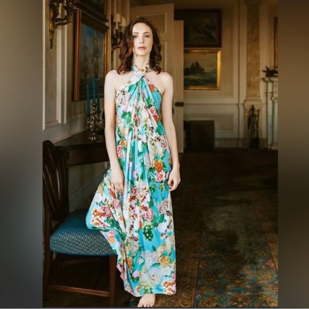 Cara Cara New York Marion Halter Maxi Dress